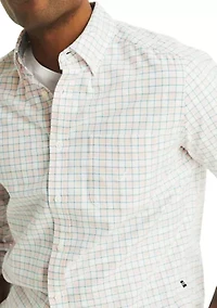 Men's Plaid Oxford Shirt