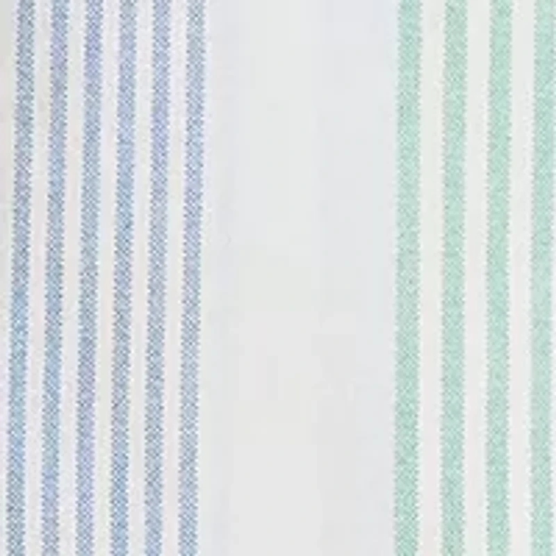 Short-Sleeve Striped Oxford Shirt