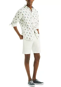 Men's Printed Oxford Shirt