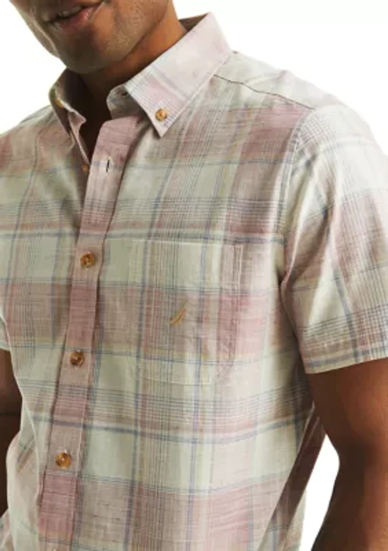 Plaid Short Sleeve Shirt