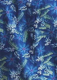 Printed Short-Sleeve Camp Shirt