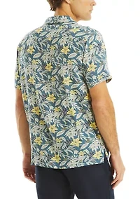 Printed Short Sleeve Camp Shirt