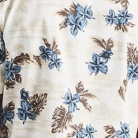 Printed Short-Sleeve Camp Shirt