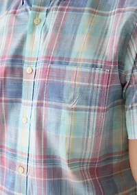 Yarn Dye Cotton Plaid Shirt