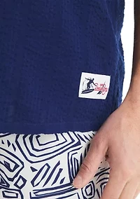 Beach Boys x Nautica Short-Sleeve Seersucker Camp Shirt