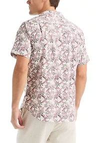 Printed Tencel Button Down Shirt