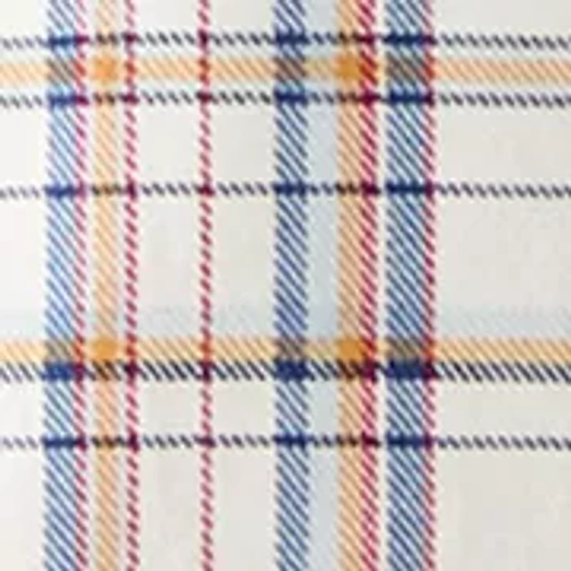 Men's Long Sleeve Stretch Plaid Flannel Button Up Shirt