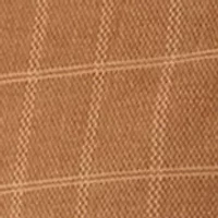 Men's Long Sleeve Corduroy Plaid Flannel Shirt