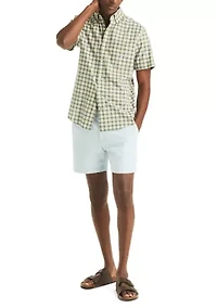 Sustainable Short Sleeve Tencel Striped Shirt