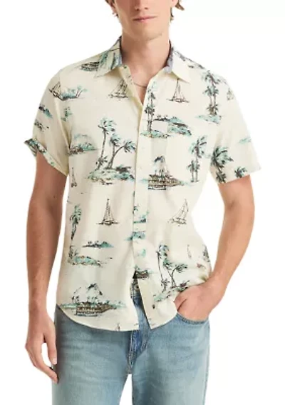 Men's Tropical Print Shirt