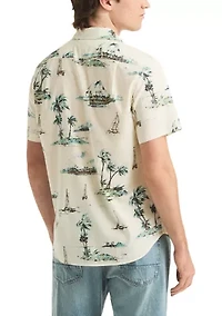 Men's Tropical Print Shirt