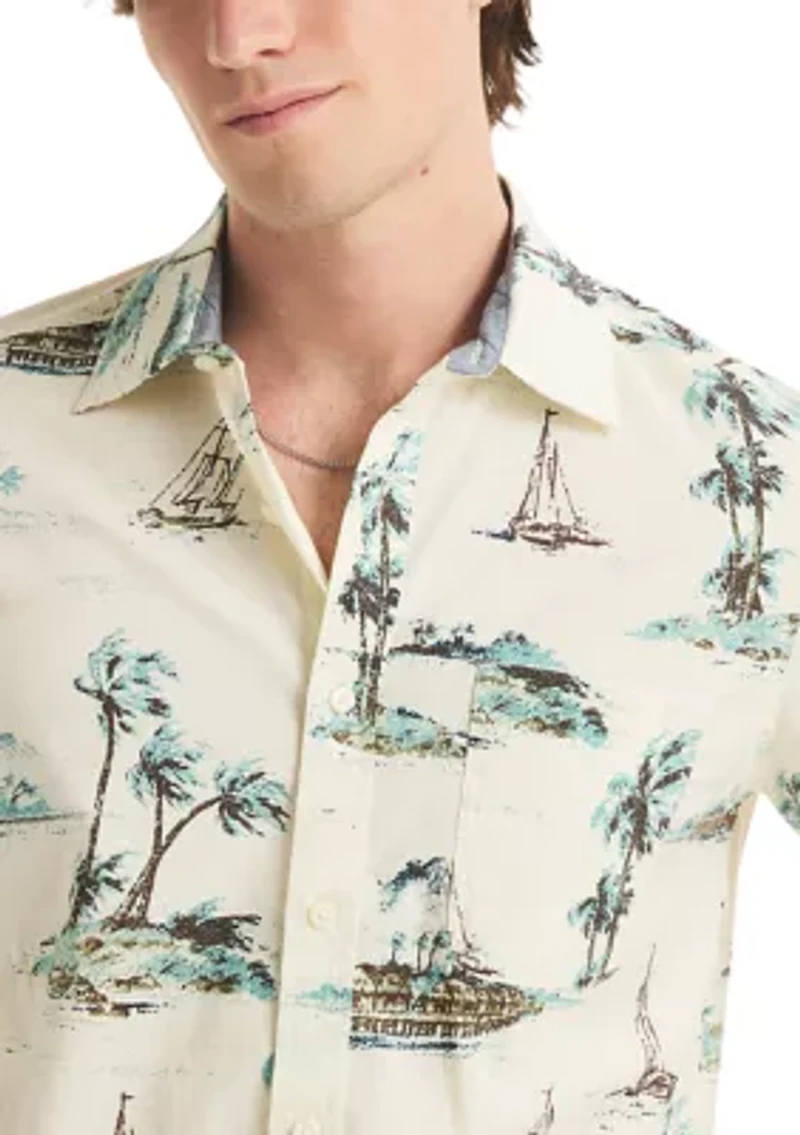 Men's Tropical Print Shirt