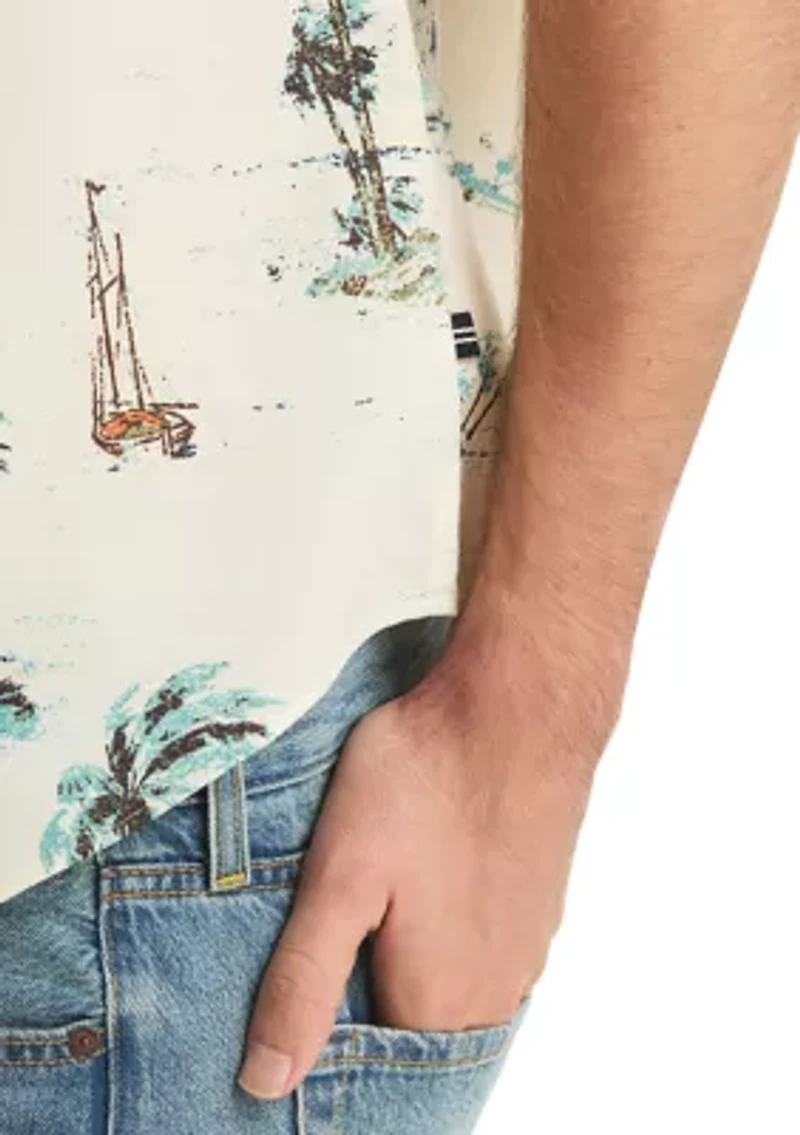 Men's Tropical Print Shirt