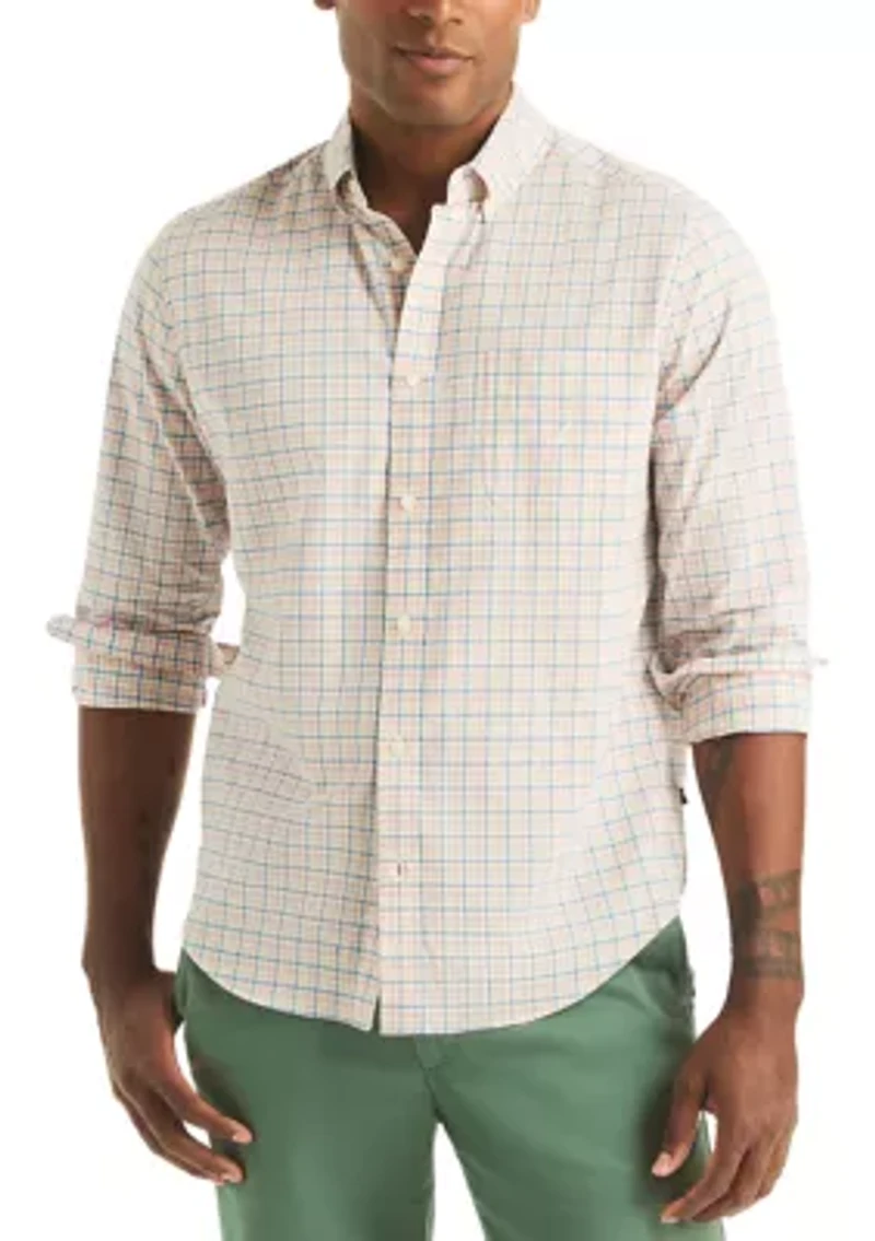 Men's Plaid Button Down Shirt