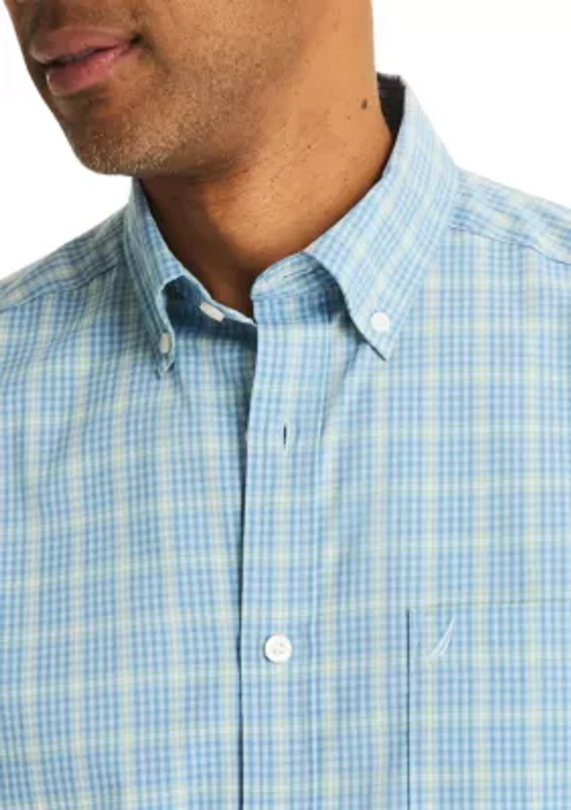 Men's Short Sleeve Plaid Shirt