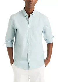 Men's Wicking Plaid Button Down Shirt