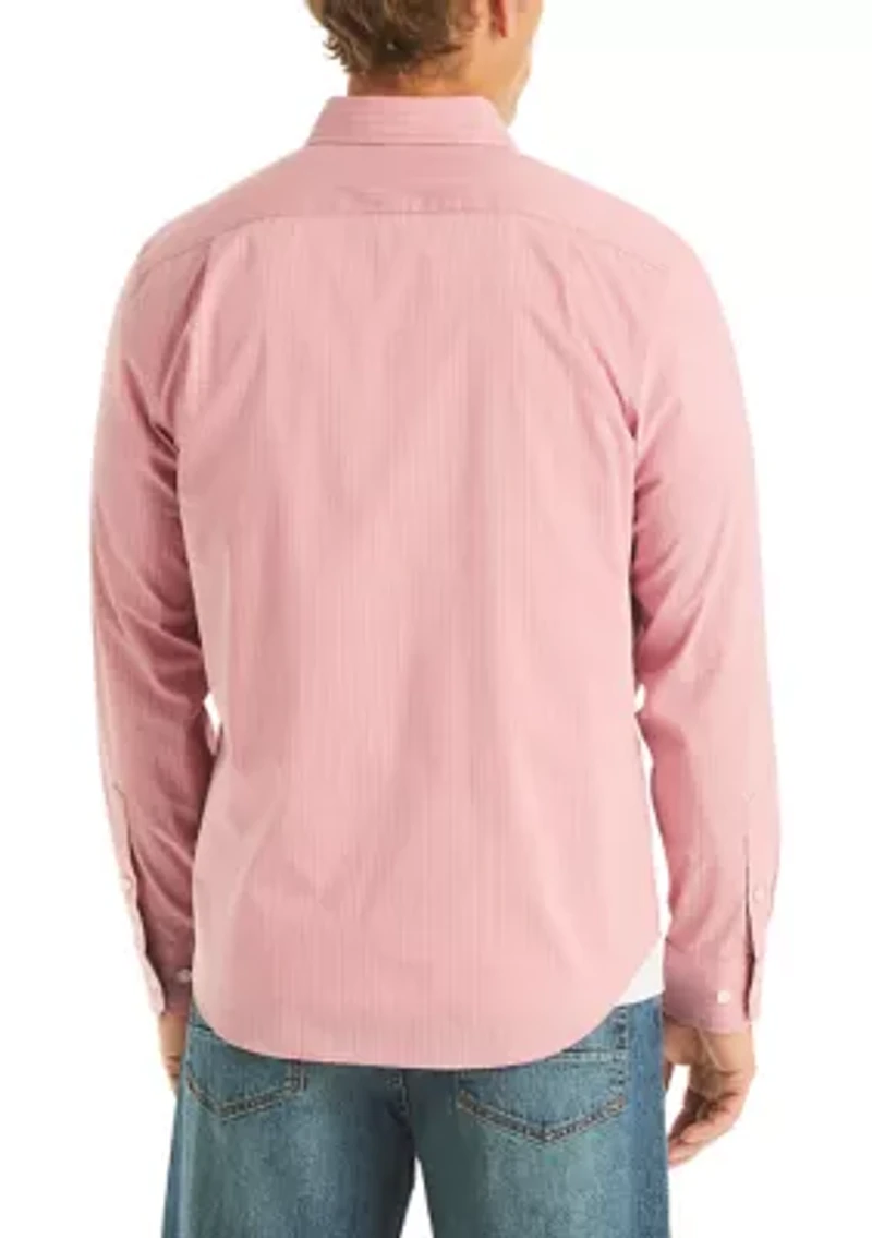 Men's Wicking Plaid Button Down Shirt