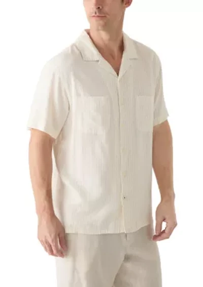Men's Camp Collar Woven Shirt
