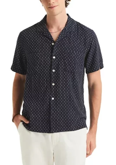 Men's Camp Collar Woven Shirt