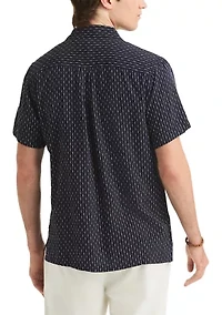 Men's Camp Collar Woven Shirt