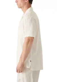 Men's Camp Collar Woven Shirt