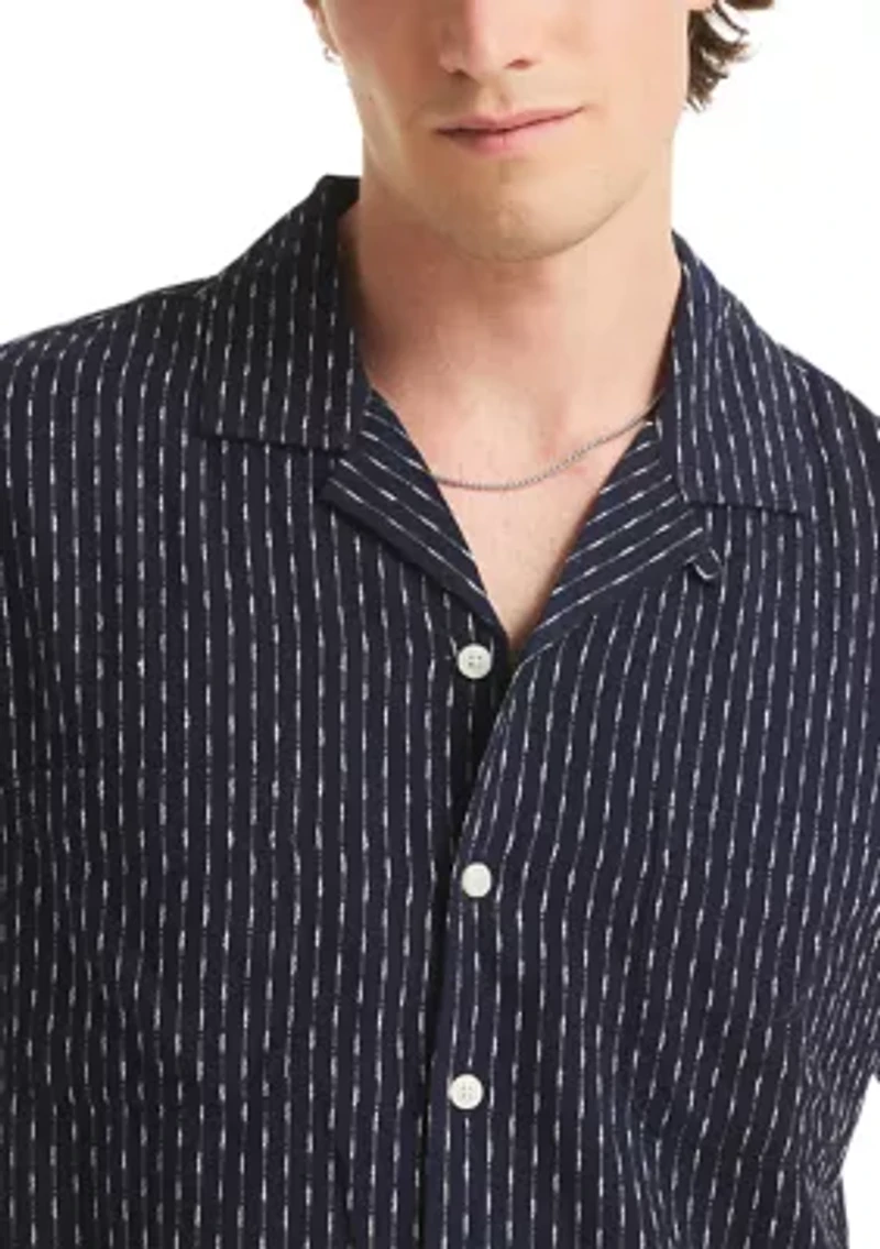 Men's Camp Collar Woven Shirt