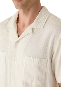 Men's Camp Collar Woven Shirt