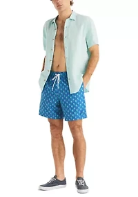 Men's Short Sleeve Linen Woven Shirt