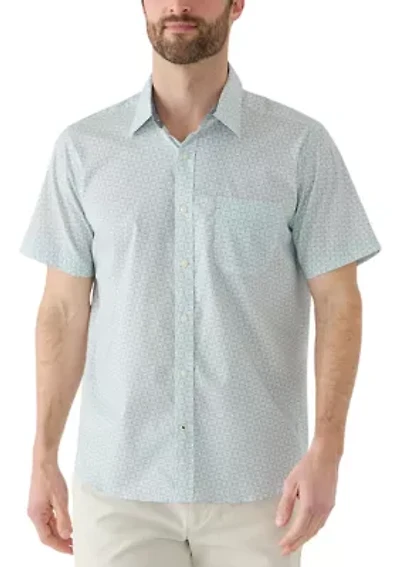 Men's Short Sleeve Geometric Shirt