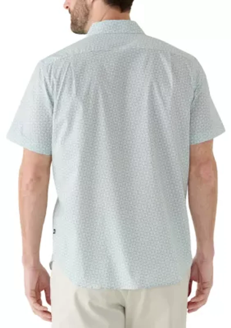 Men's Short Sleeve Geometric Shirt