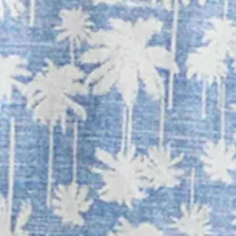 Men's Palm Print Short Sleeve Shirt