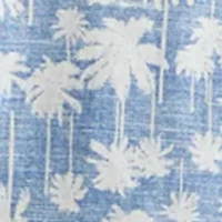 Men's Palm Print Short Sleeve Shirt