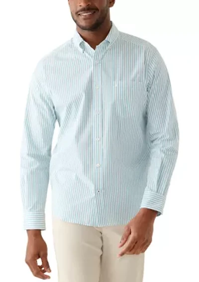 Men's Long Sleeve Striped Dress Shirt