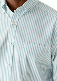 Men's Long Sleeve Striped Dress Shirt
