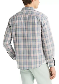 Men's Long Sleeve Plaid Shirt