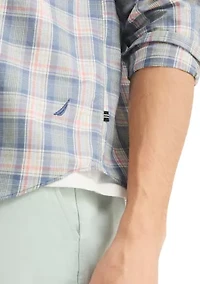 Men's Long Sleeve Plaid Shirt