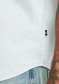 Men's Print Button Down Shirt