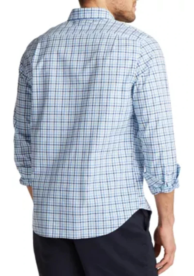 Gingham Long Sleeve Button Down Shirt