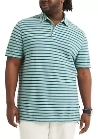 Big & Tall Classic Fit Deck Striped Polo Shirt