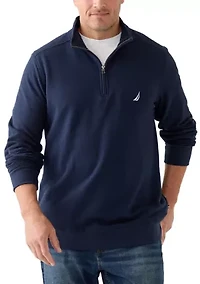 Big & Tall Quarter-Zip Fleece Sweatshirt