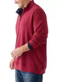Big & Tall Quarter-Zip Fleece Sweatshirt