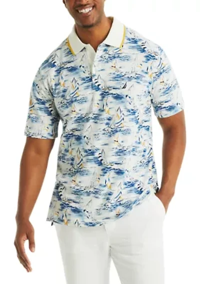 Big & Tall Classic Fit Printed Polo Shirt