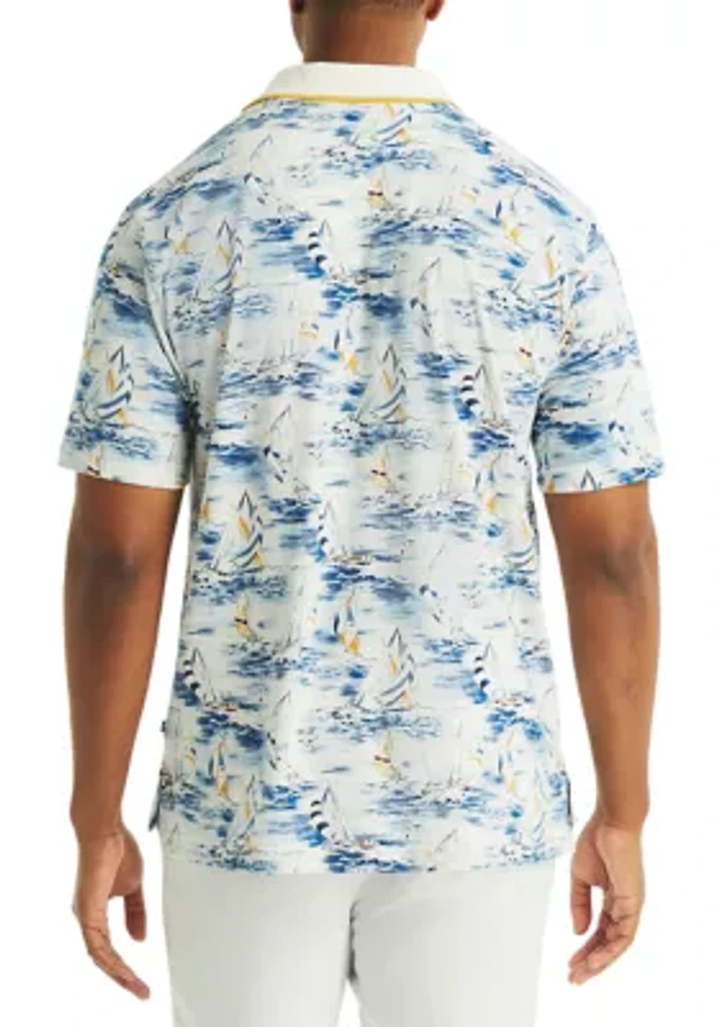 Big & Tall Classic Fit Printed Polo Shirt