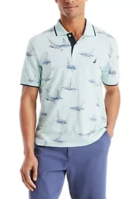 Big & Tall Classic Fit Printed Polo Shirt