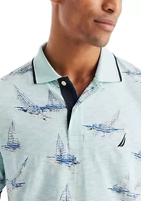 Big & Tall Classic Fit Printed Polo Shirt