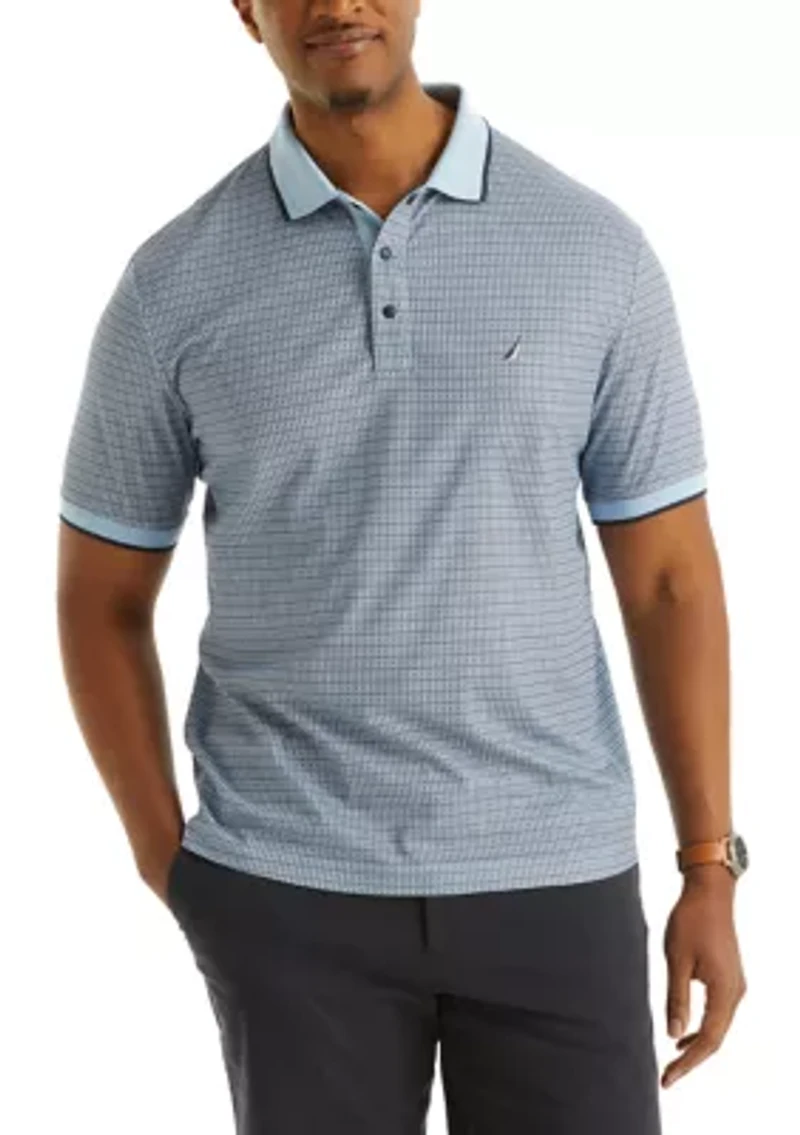 Big & Tall Classic Fit Printed Golf Polo Shirt