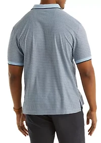 Big & Tall Classic Fit Printed Golf Polo Shirt