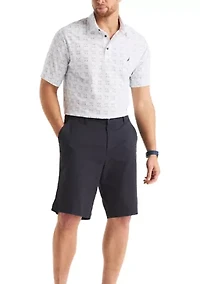 Big & Tall Classic Fit Printed Golf Polo Shirt