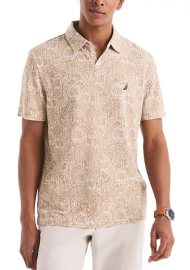 Big & Tall Printed Classic Fit Polo