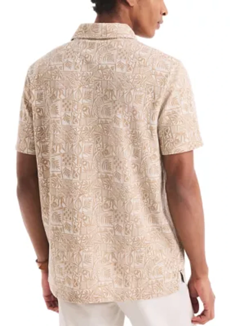 Big & Tall Printed Classic Fit Polo